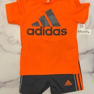 Adidas Boys 18 month T-Shirt and Shorts Set